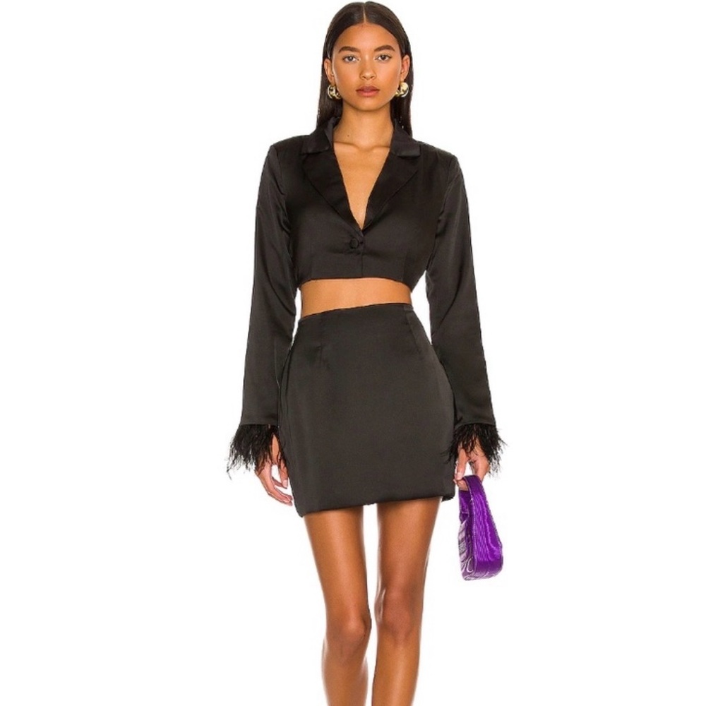 More To Come Black Julia Miniskirt